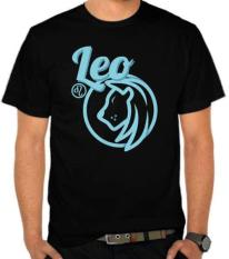 KAOS NAMA ZODIAK/NAMA BINTANG LEO(S-M-L-XL) HITAM