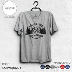 Kaos Pendaki Gunung Pria Wanita LATIMOJONG 1 Kualitas Distro Untuk Outdoor Petualang Adventure