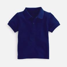 Kaos POLO ANAK BIRU NAVY - Cotton Pique