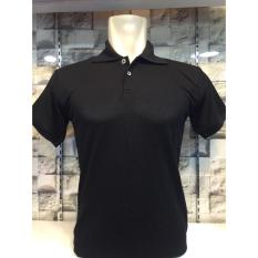 TBK fashion - Kaos Berkerah Polo Shirt Polos M L XL Lengan Pendek Atasan Pria Cowo Lacos Fashion Simple Keren Formal Casual Bagus Murah Elegant - Hitam
