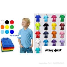 Kaos Polo Shirt Polos / Kaos Kerah / Kaos Polo Anak Kecil / Kids / Kaos Kerah Anak Cewek Cowok