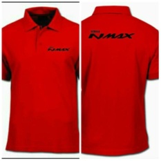 Kaos Polo Shirt-T Shirt-Polo Tshirt Motor Yamaha Nmax Merah
