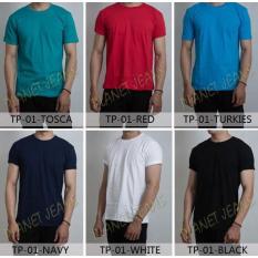 Kaos Polos / Baju Polosan Harga Grosir.. Tersedia Berbagai Warna - Y3rkeu