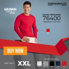 Kaos Polos Gildan Premium Long Sleeve Original Murah Jakarta 2XL