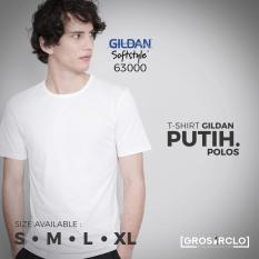 Kaos Polos Gildan Softstyle White Original Murah Jakarta