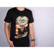 Kaos Pria Lengan Pendek Motif Owl / Kaos Distro / Kaos Cowok - Kaosdistro