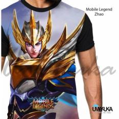kaos sablon 3D mobile legend zilong skin