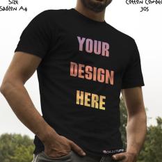 KAOS SATUAN SABLON PRINT DTG DESAIN SENDIRI A4 KAOS WARNA - WK6SB4
