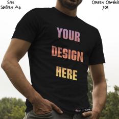 Kaos Satuan Sablon Print Dtg Desain Sendiri A4 Kaos Warna - Wk6sb4