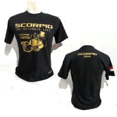 Kaos Scorpio SC002 baju Distro Bikers Yamaha Motor BONUS stiker Merch CADEL Bandung