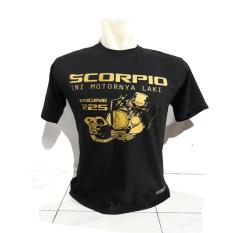 Kaos Scorpio baju Fashion Yamaha Motor Bikers Distro BONUS Stiker Merch CADEL Bandung