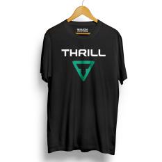 Kaos Sepeda THRILL Kualitas Premium - Black Green