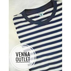 Kaos Stripe Navy Putih - Kaos Salur Navy - Kaos Polos Murah Bandung - Cb95b3