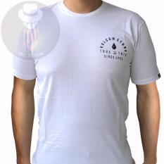 Kaos Surfing / Kaos Distro / Kaos Casual Pria / T-shirt Casual SUPER PREMIUM Pria VOLCOM WHITE VOL018