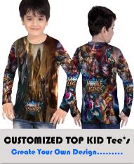 Kaos T-Shirt Anak Lengan Panjang Sublimation Custom Mobile Legend Character Roger