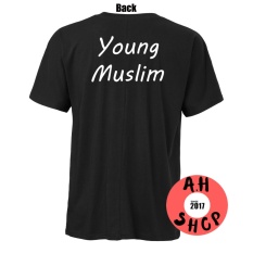 Kaos T-shirt Distro Kaos Custom Pria / Wanita / Cewek Young Muslim