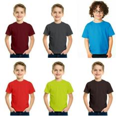 KAOS T-SHIRT POLOS COMBED 24S KIDS ANAK ANAK