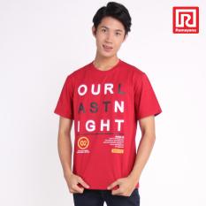 Ramayana - Super R - Kaos T-Shirt Pria Our Last Night Oblong Tetoron Cotton Maroon – Super R (07972490)