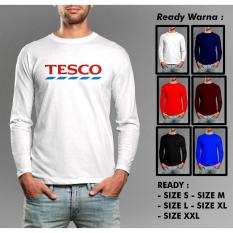 Kaos Tesco Logo Tangan Panjang Murah Keren