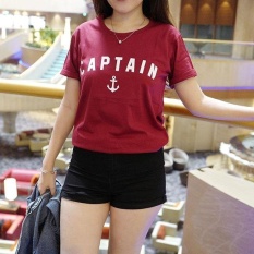 Kaos warna keren/Kaos oblong/ supplier kaos warna CAPTAIN MAROON