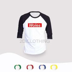 Kaos Woles / Kaos Raglan Woles / Kaos Distro Raglan Woles / Tshirt Woles