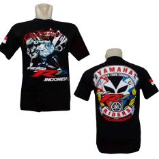 Kaos Yamaha R15 baju Distro Bikers Motor R001 BONUS Stiker Merch CADEL Bandung
