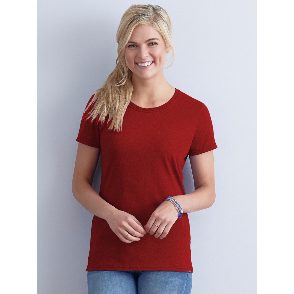 Kaos55 Kaos Cewe / Kaos Wanita O-neck Polos - Maroon