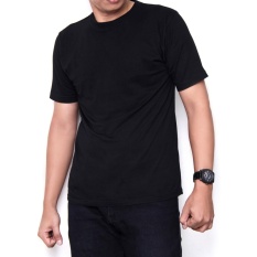 Kaos86 Kaos Polos T-Shirt O-Neck Lengan Pendek - Hitam