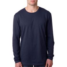 Kaos Hujjah Cloth Kaos T-Shirt O-Neck Lengan Panjang Slim - Biru Dongker / KAOS PRIA / KAOS WANITA / KAOS DISTRO / KAOS POLOS / KAOS PRIA DISTRO / KAOS PRIA KEREN / KAOS PRIA DISTRO BANDUNG / KAOS PRIA MURAH / BAJU WANITA / BAJU ATASAN WANITA