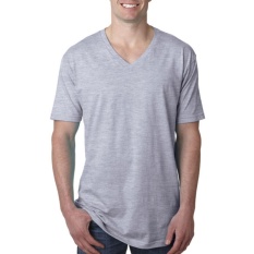 KaosBRO Kaos T-Shirt V-Neck Lengan Pendek - Abu Misty