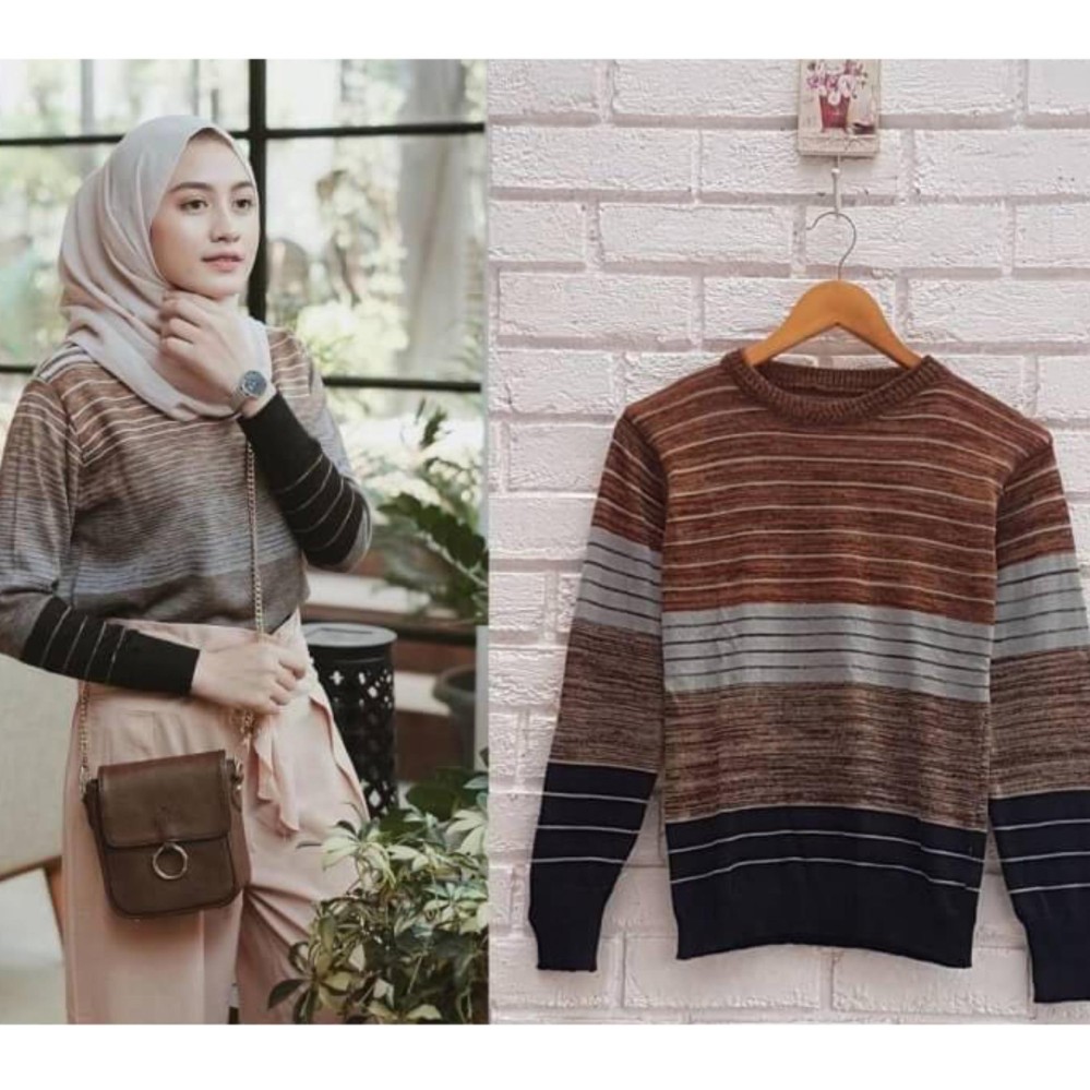 Kardigan Blouse Kasual Wanita - MocHino Kardigan - Rajut Lembut 