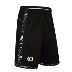 Kasual laki-laki anak besar berjalan celana pendek basket celana pendek celana pendek (Hitam)