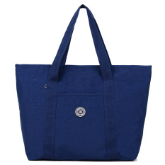 Tas Bahu Dengan Satu Tali Tas Kanvas Belanja Tas Kasual Nilon Tahan Air (Biru tua) Tas Tas Wanita tas selempang wanita