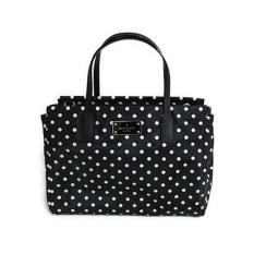 Kate Spade Small Loden Black Polkadot - Hitam