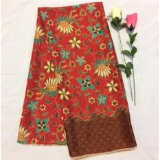 KBS013c Kain Batik METERAN Semi Sutra Bawahan Kebaya Modern Kutubaru Kondangan Bahan Seragam