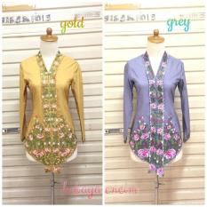 Kebaya Encim 0002 Tangan Panjang Kebaya Bordir Kebaya Kartini Modern Seragam Sekolah Dan Kantor