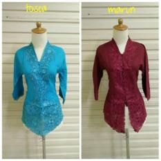 Kebaya Encim 005 Tangan 3/4 Bahan Katun Kebaya Kartini Baju Atasan Wanita Kerja Kondangan Wisuda