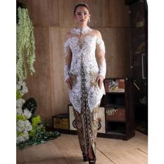 Kebaya Ijab RR153 Kebaya Ijab Putih Selutut S PO