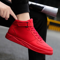 Tinggi Negara Baru Musim Dingin Sepatu Pria (Merah (Model Empat Musim))