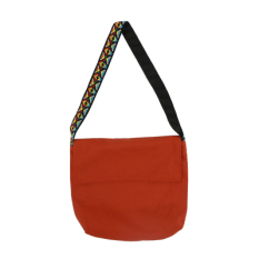 Kecil Bening Tas Selempang Wanita Tas Kantong Jinjing Rajut Tas Kain (Merah)