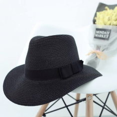Kecil Musim Panas Buatan Sendiri Baru Tabir Surya Topi ((Hitam))