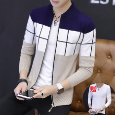 Kecil Segar Baru Musim Semi atau Musim Gugur Korea Modis Gaya Kemeja Rajut Sweater Pria (