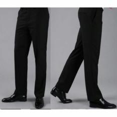 Kedai_Baju Celana Formal Polos Hitam - Regular Fit