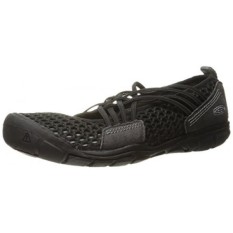 Keen Keen Wanita CNX Zephyr Criss Silang Sepatu Daki Gunung, Hitam/Gargoyle, AS-Internasional
