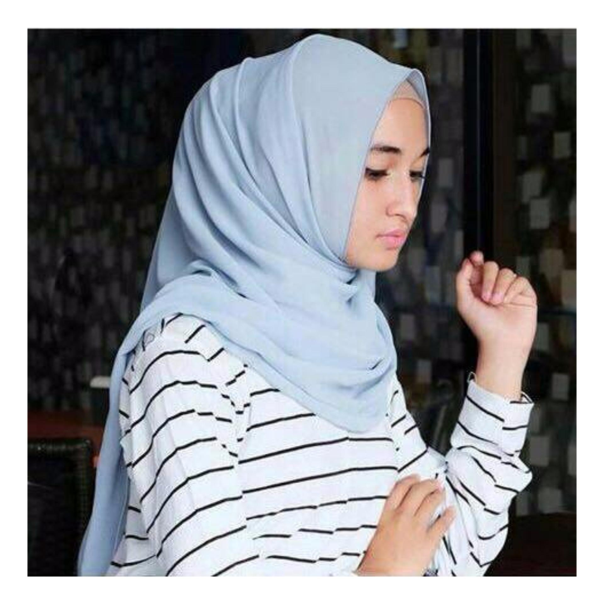 kei's pasmina polos turqis bahan georgete