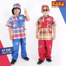 Kekesumut Baju Koko Katun Anak Laki Laki size 5 KP 325 Pusat Grosir Busana Muslim Keke Branded Original Sale Cuci Gudang terbatas