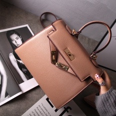 Kelly Eropa Dan Amerika Tas Model Hermes Jinjing Tas Bahu Dengan Satu Tali Messenger Tas Tas Besar (Khaki) Tas Tas Wanita Tas Selempang Wanita Tas Mini Wanita
