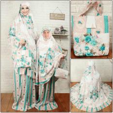 Kembar Couple Stelan Mukena Ibu&Anak Katun Adem Samantha Tosca