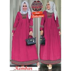 Kembar Sabina Maxi Dress Kombinasi Fanta (No Pasmina )