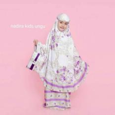 Kembar Stelan Mukena Anak Nadira Warna Ungu
